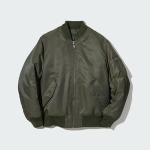Uniqlo Olive Bomber Jacket
